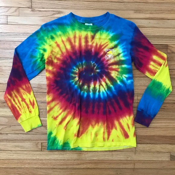 Tops The Salty Dog Cafe Rainbow Tiedye Long Sleeve Tee Poshmark